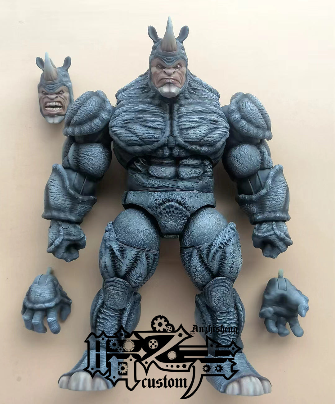 World superhero characters Rhinoceros Man
