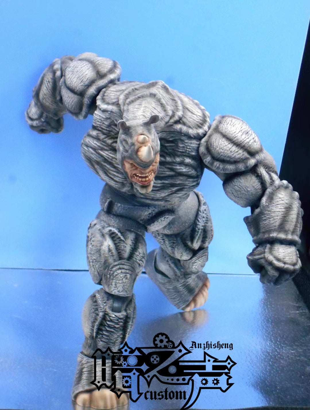 World superhero characters Rhinoceros Man