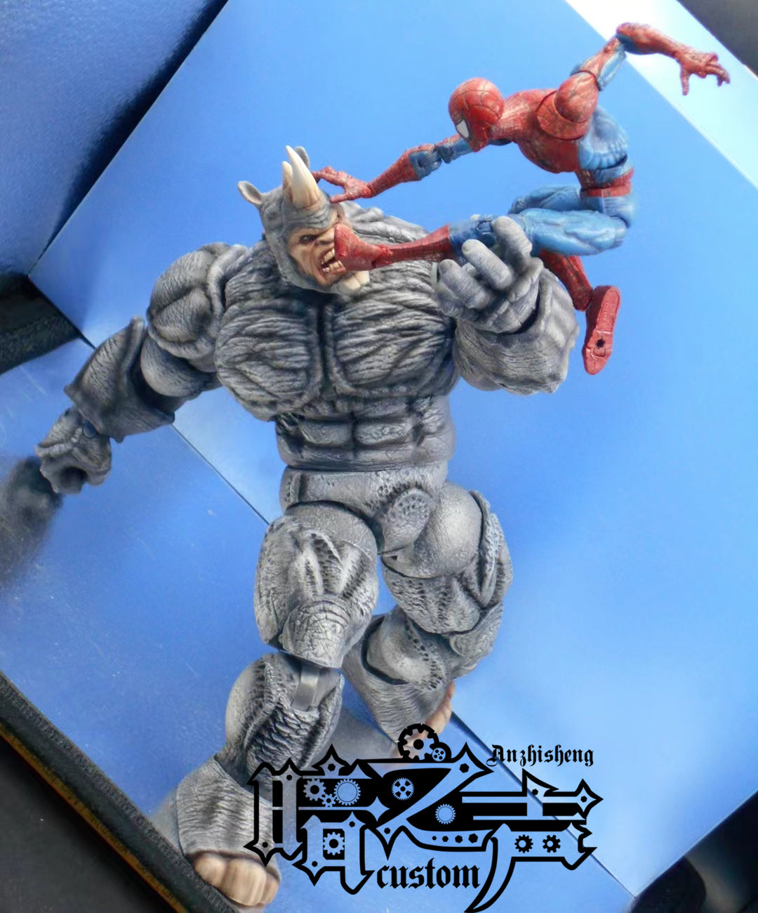 World superhero characters Rhinoceros Man