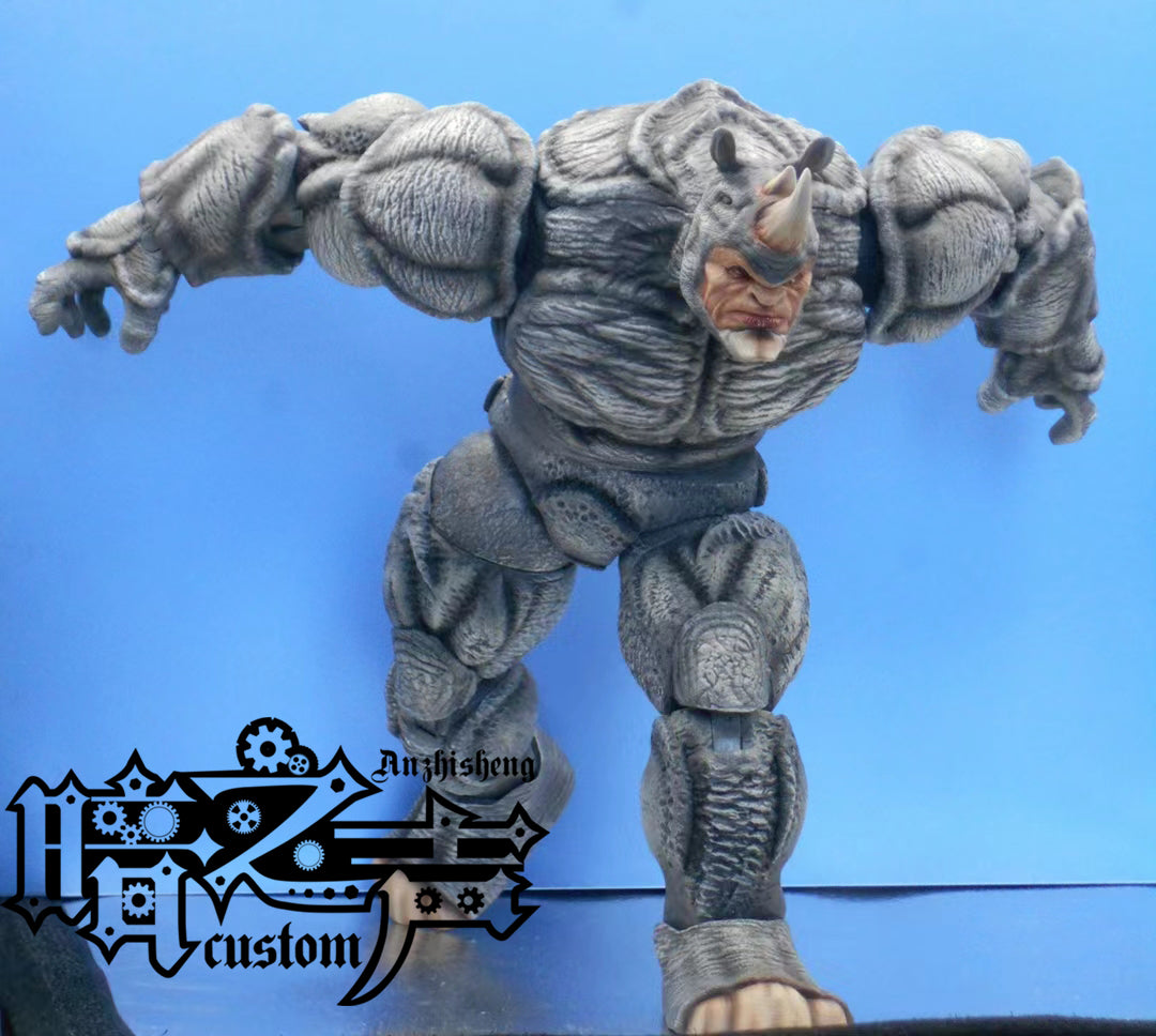 World superhero characters Rhinoceros Man