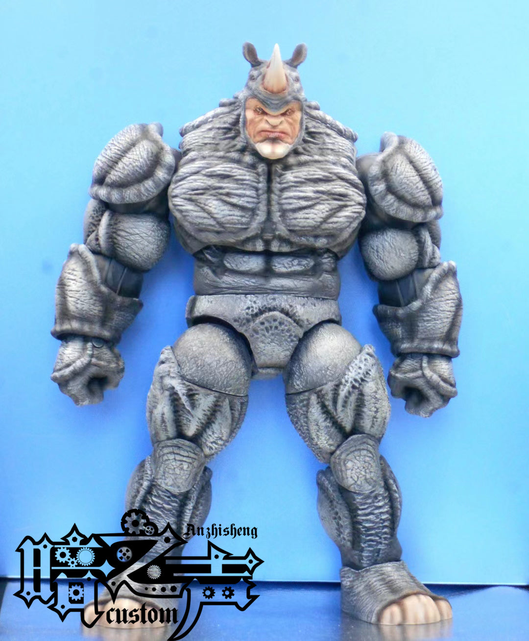 World superhero characters Rhinoceros Man