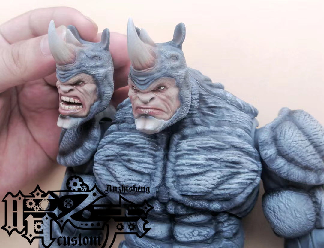 World superhero characters Rhinoceros Man