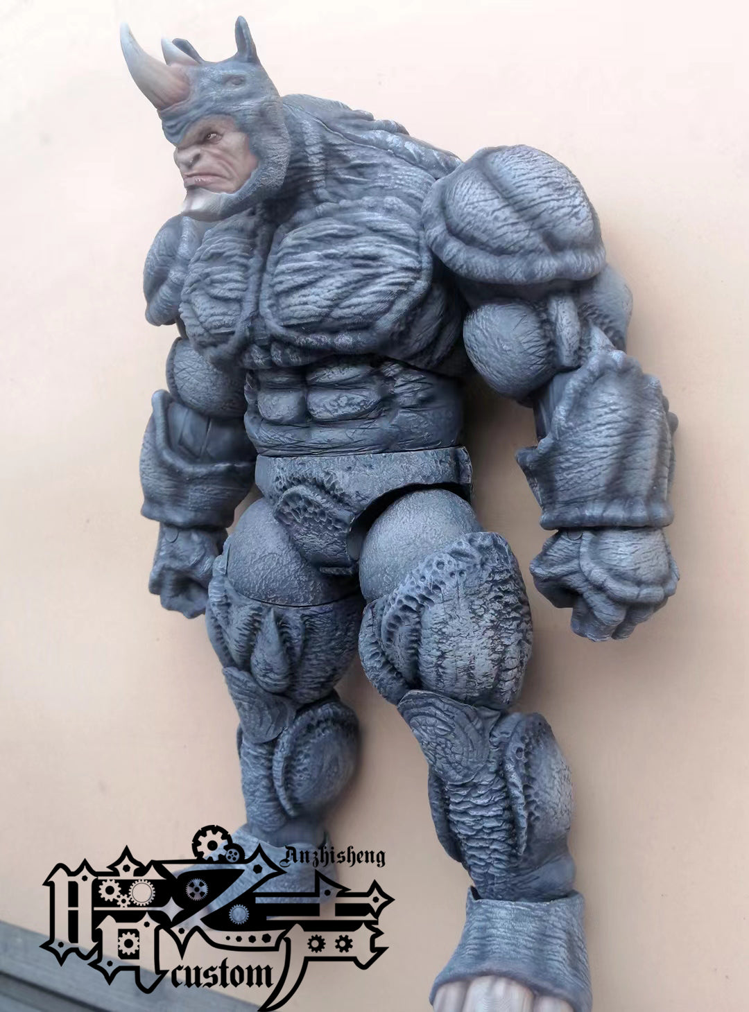 World superhero characters Rhinoceros Man