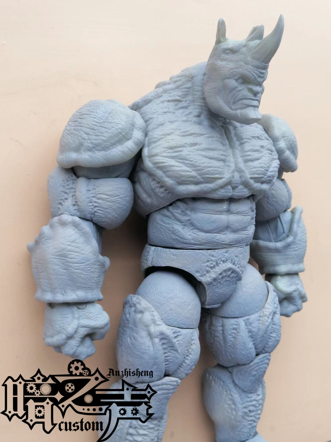 World superhero characters Rhinoceros Man