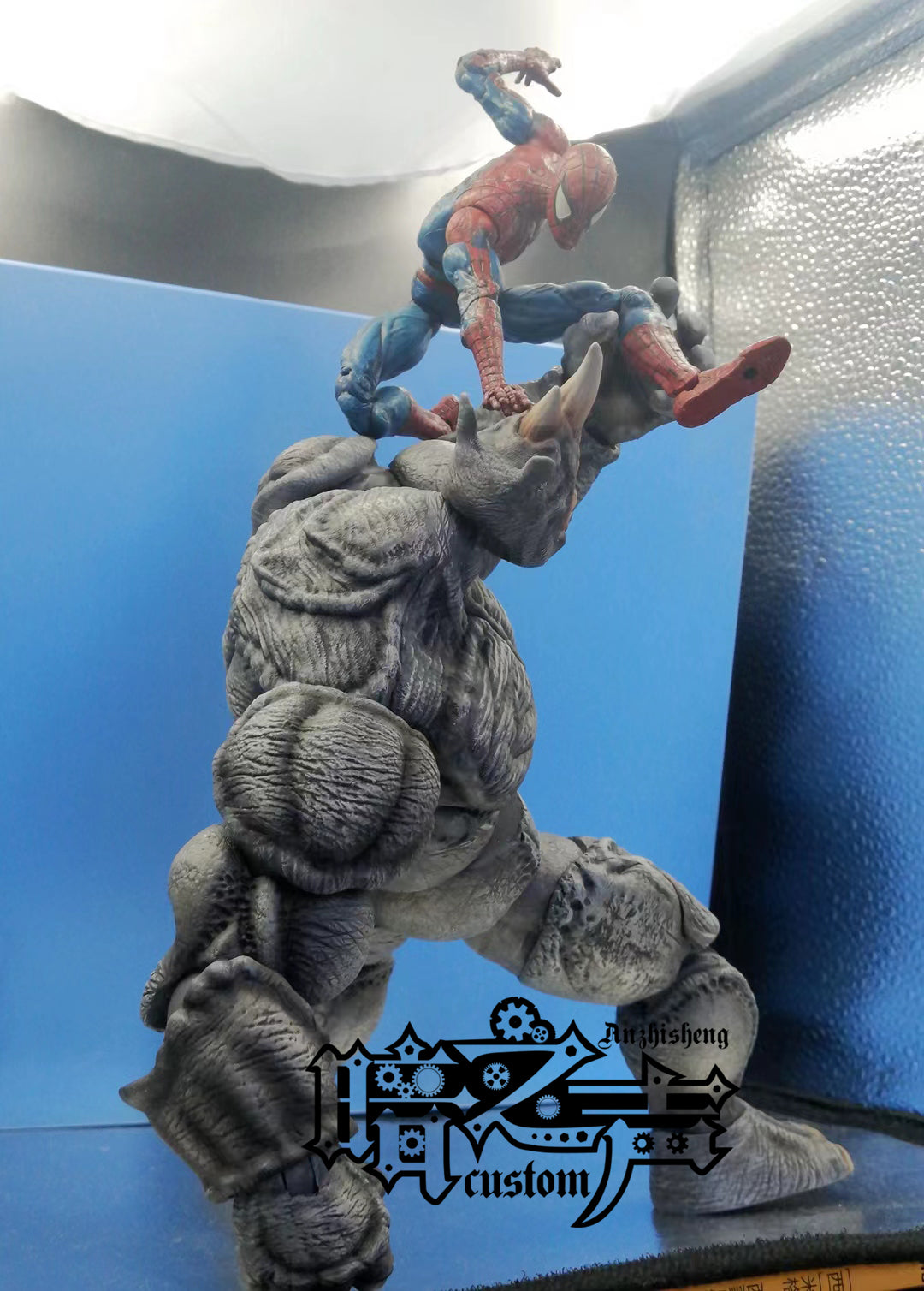 World superhero characters Rhinoceros Man