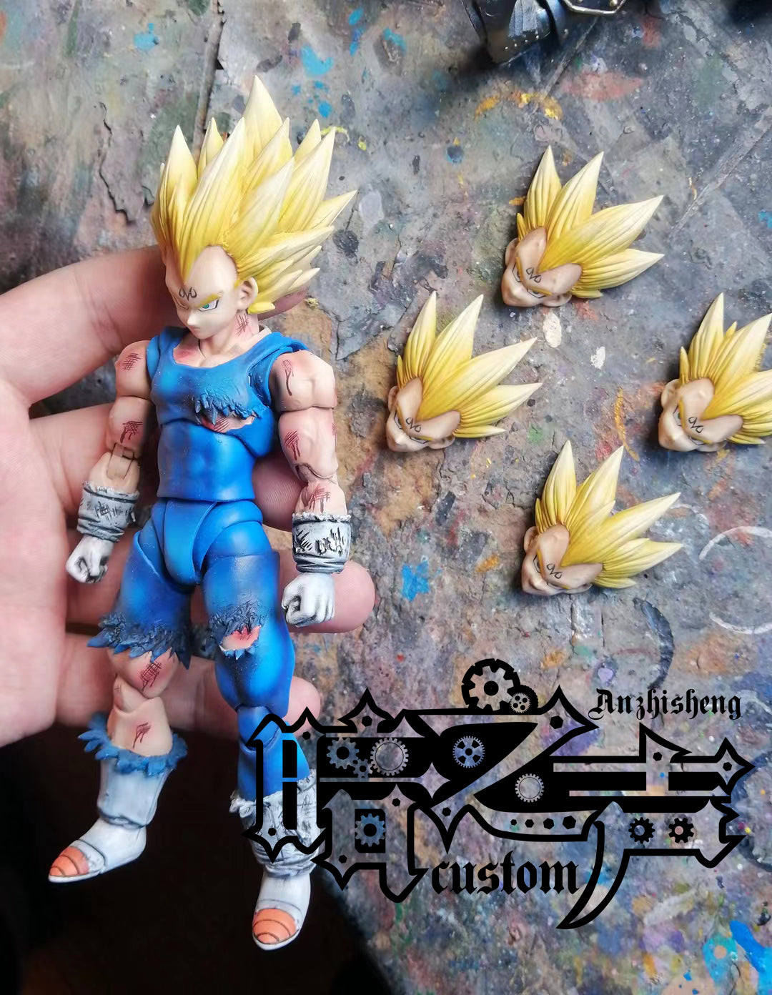 Dragon Ball Customization SSJ2 Son Goku VS Magic Vegeta