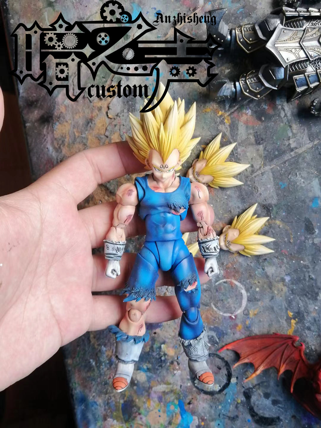 Dragon Ball Customization SSJ2 Son Goku VS Magic Vegeta