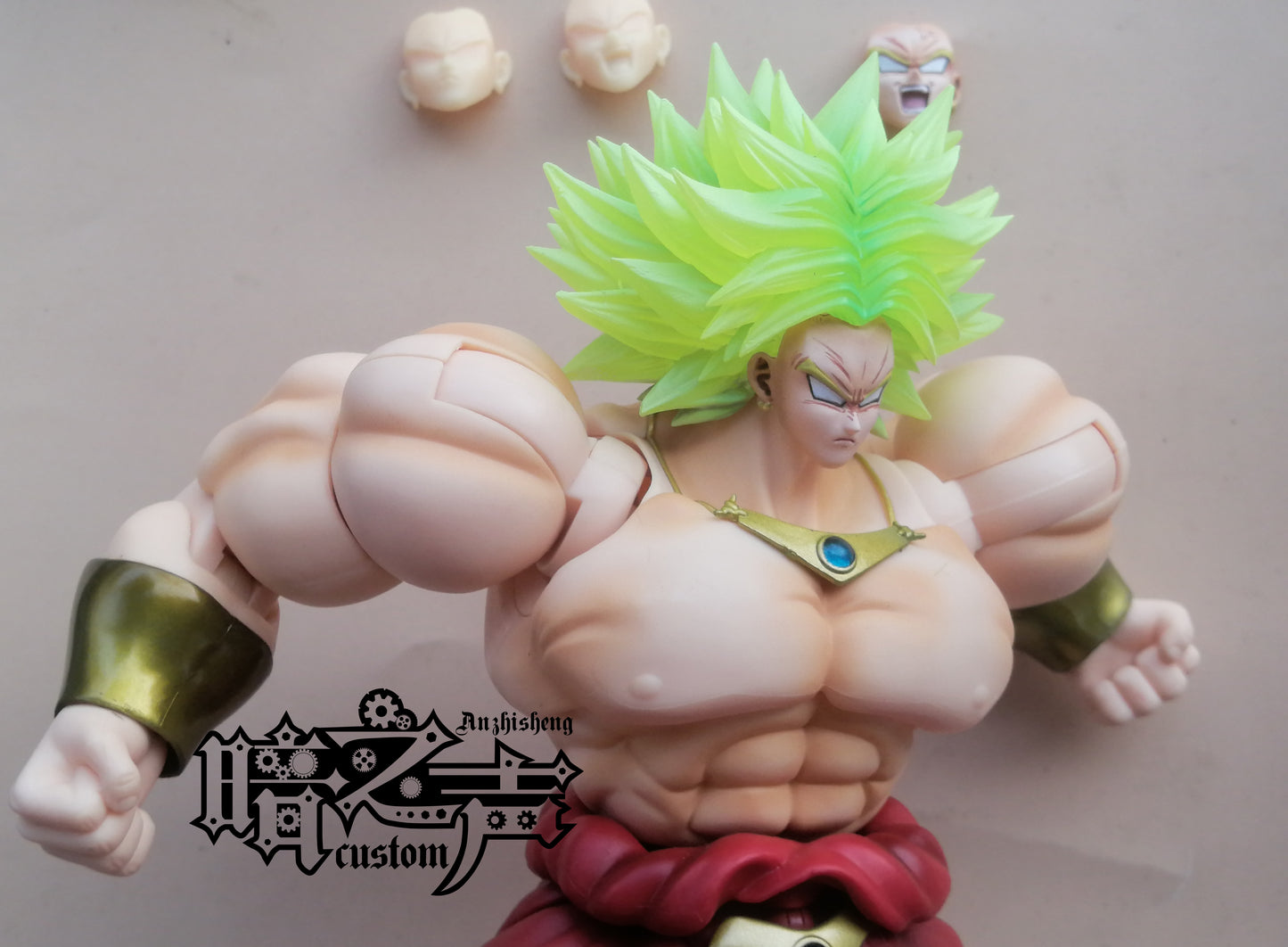 Dragon Ball Diy - SSJ1 Broly Head Sculpture