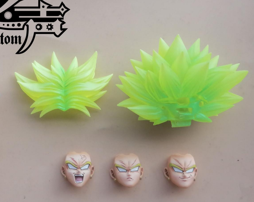 Dragon Ball Diy - SSJ1 Broly Head Sculpture