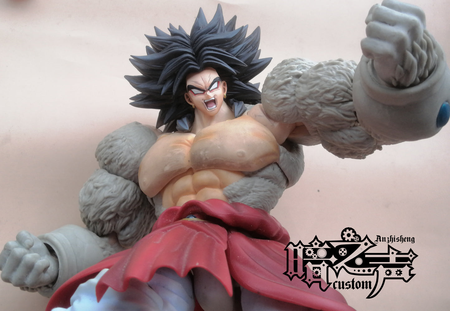 Dragon Ball Diy - SSJ4 Broly Head Sculpture