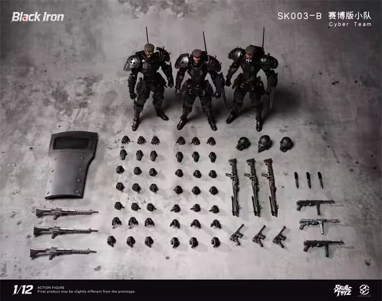 MoZhuang Exclusive Link【Pre-Order】Skull Toyz X Snake Crimsoneye Blackarmor 1/12 Articulated figure