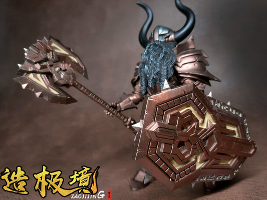 Weapon - Black Iron Shield Axe Set