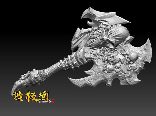 Weapon - Fangtooth Battle Axe 2.0 (One-handed Axe)