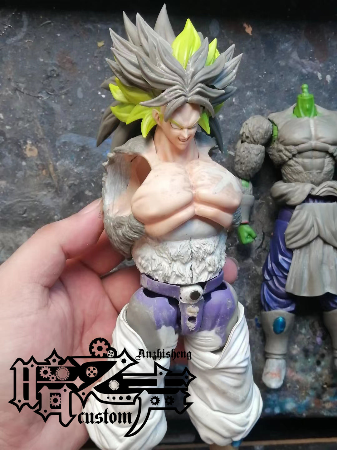 Unboxing: Custom S.H. Figuarts Broly Hair and Eraser Cannon Effects 