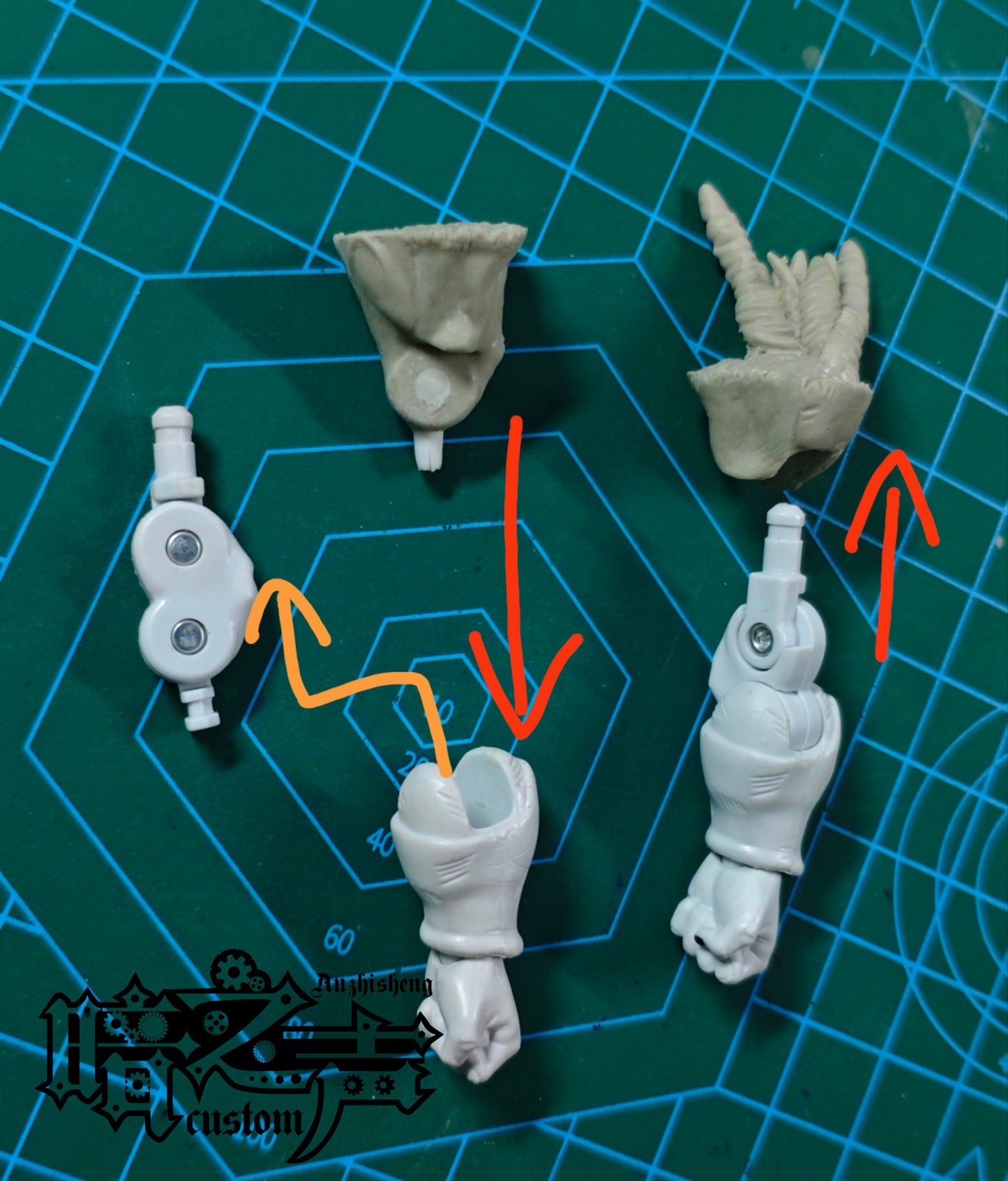 Dragon Ball Diy - War damage Flisa parts package