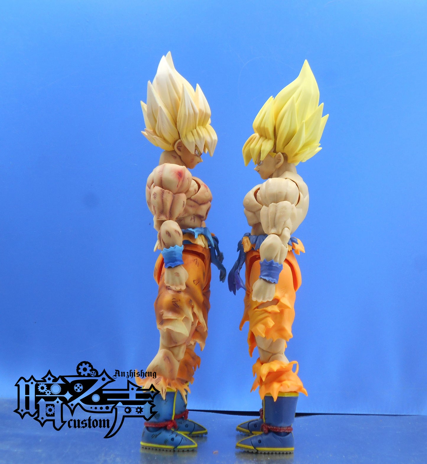 Dragon Ball Customization SSJ1 Battle damage Goku