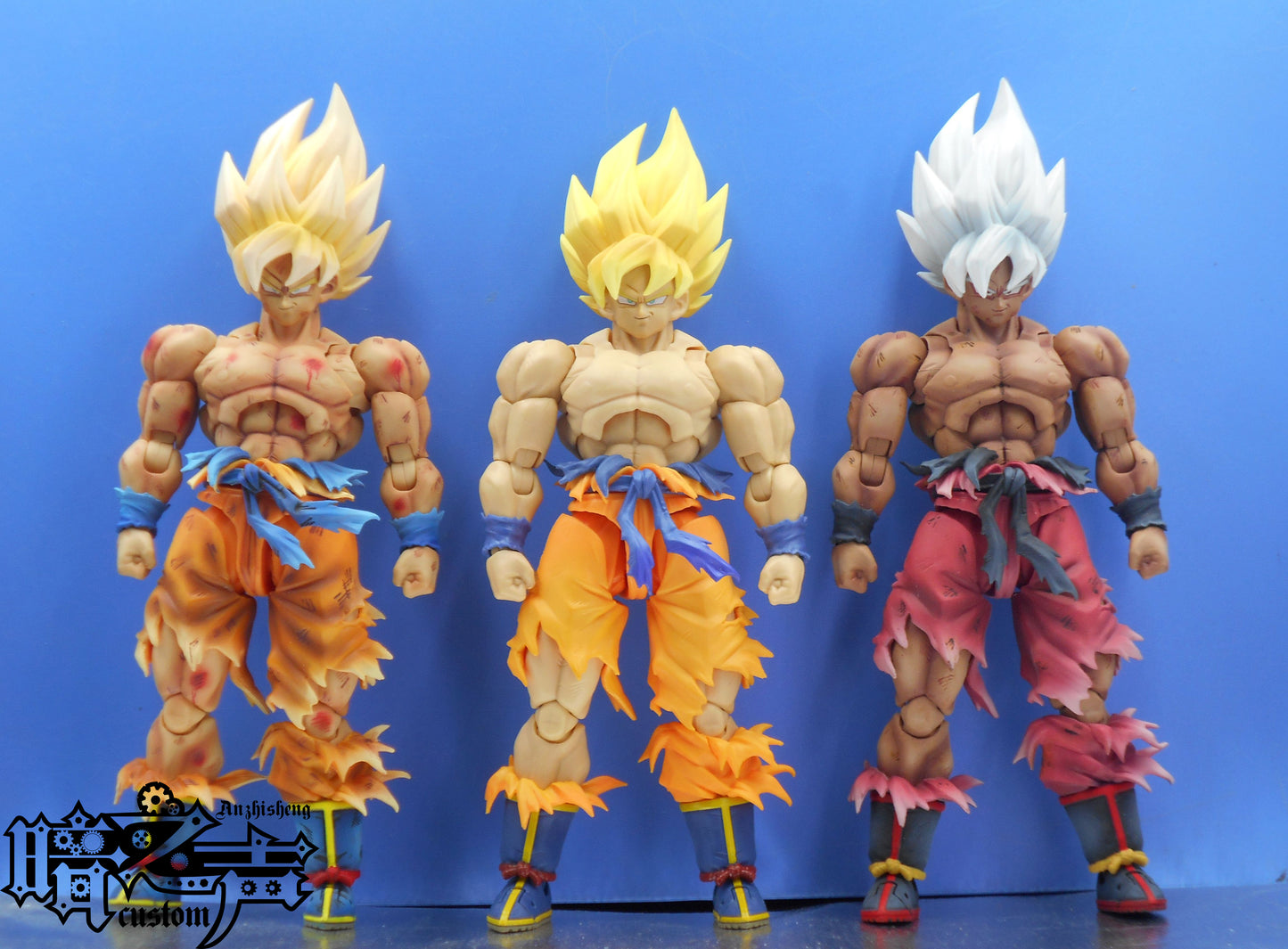 Dragon Ball Customization SSJ1 Battle damage Goku