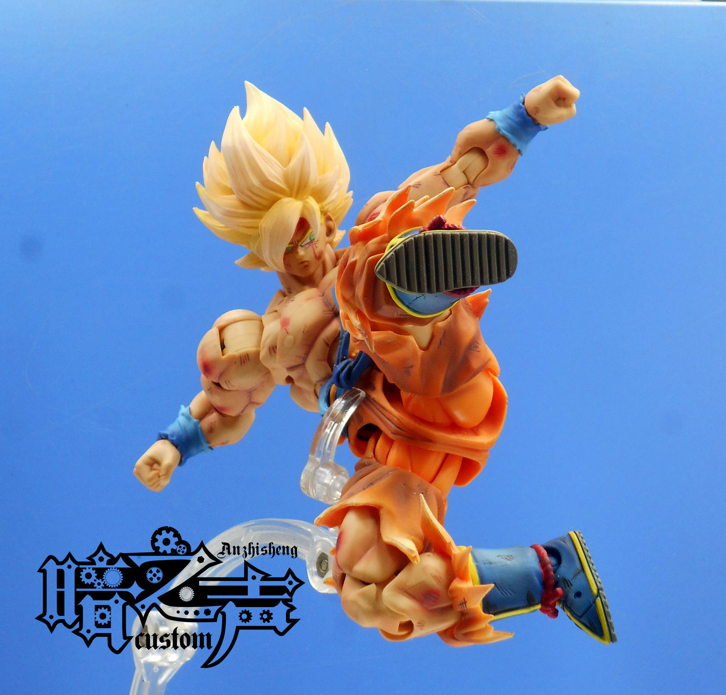 Dragon Ball Customization SSJ1 Battle damage Goku