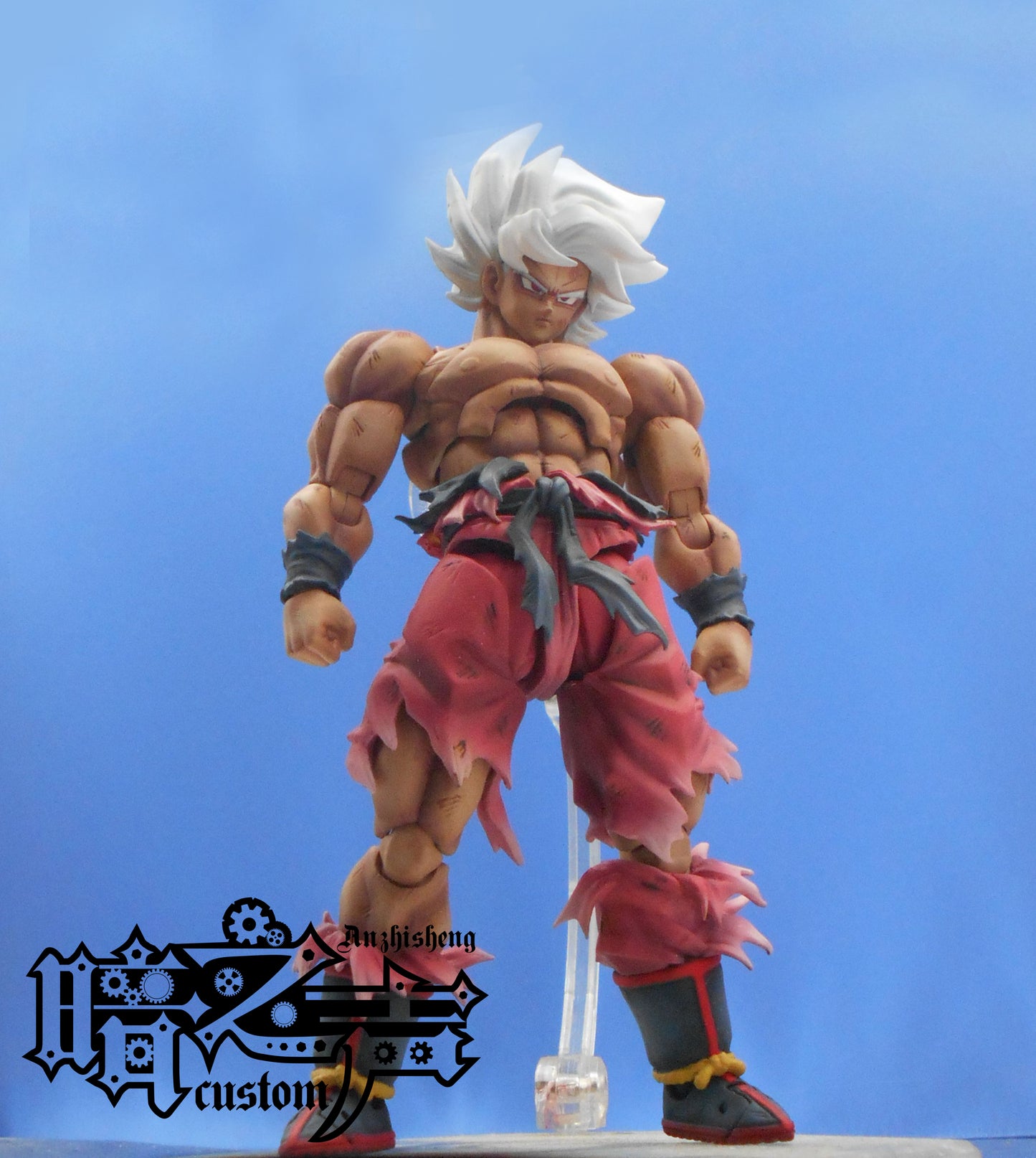 Dragon Ball Customization SSJ1 Battle damage Goku