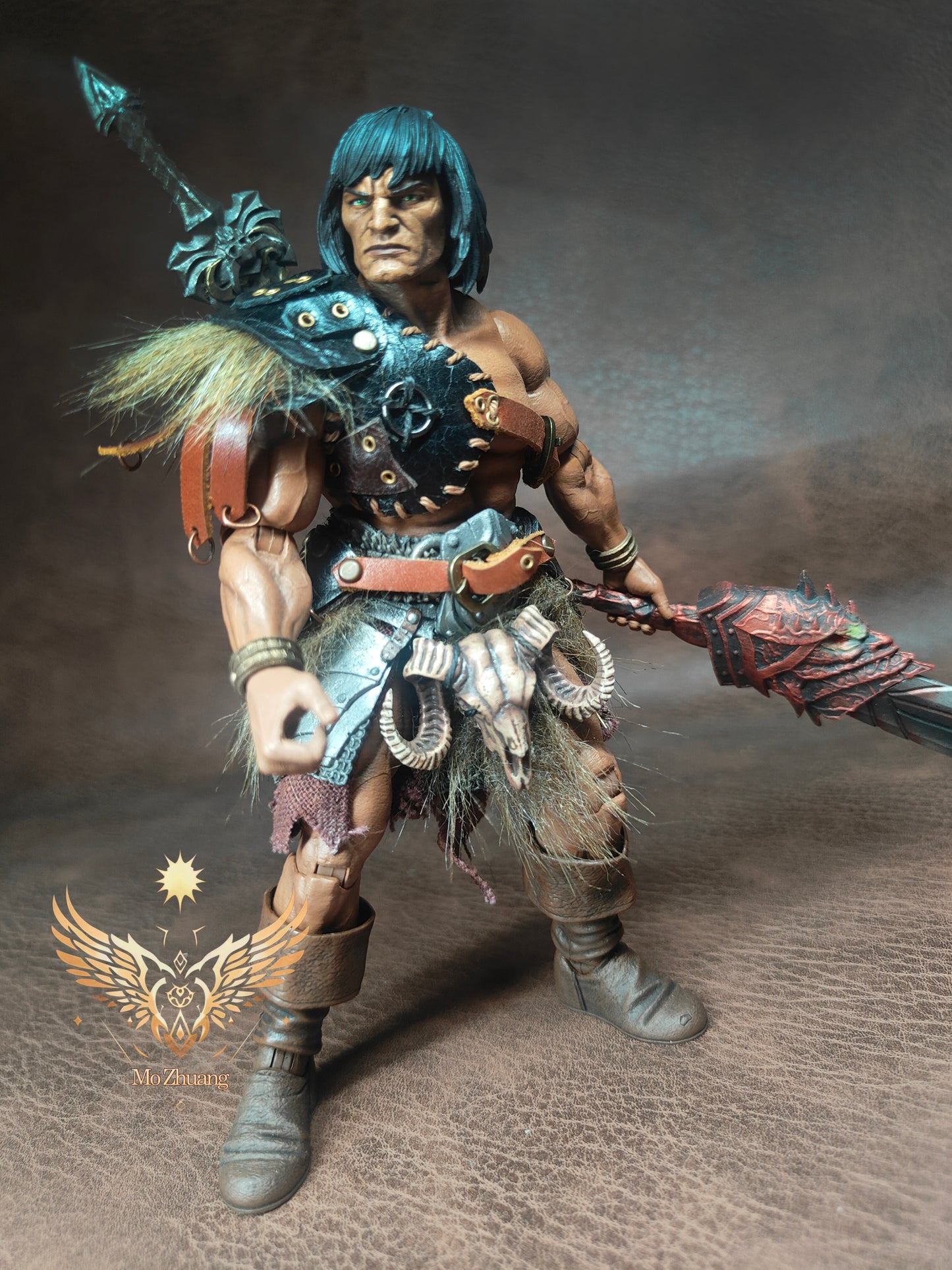 Fabric customization 04 Barbarian Protective Gear Leather Armor [MoZhuang]