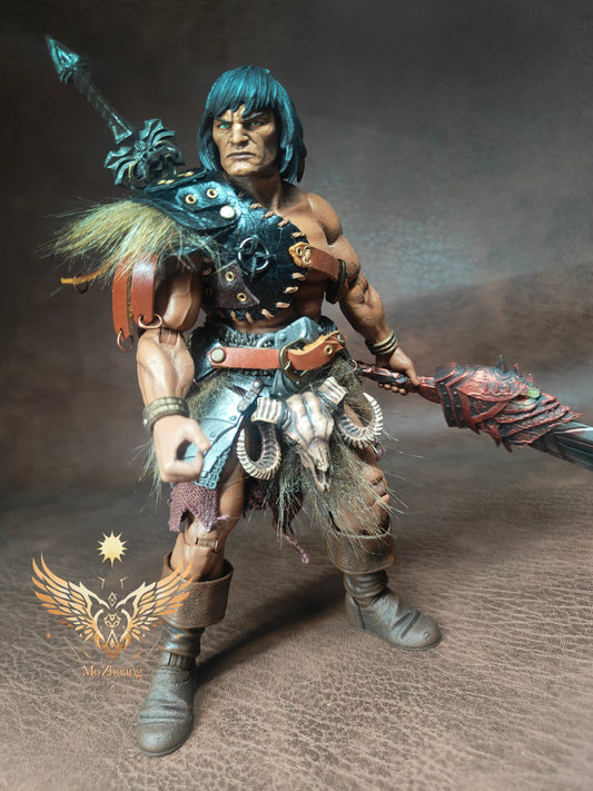 Fabric customization 04 Barbarian Protective Gear Leather Armor [MoZhuang]