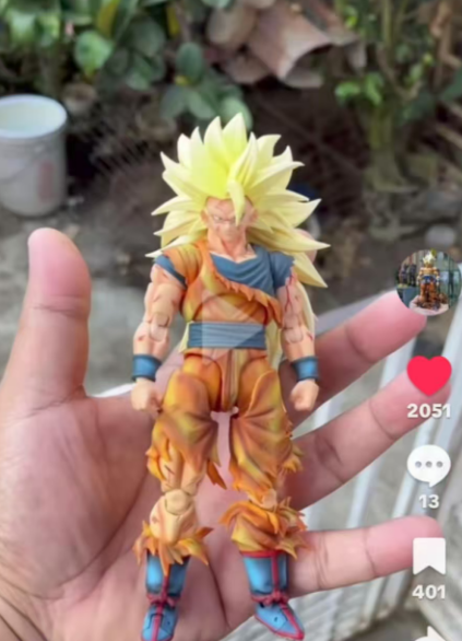 Exclusive Link SSJ3 KONG 023 Repainting work
