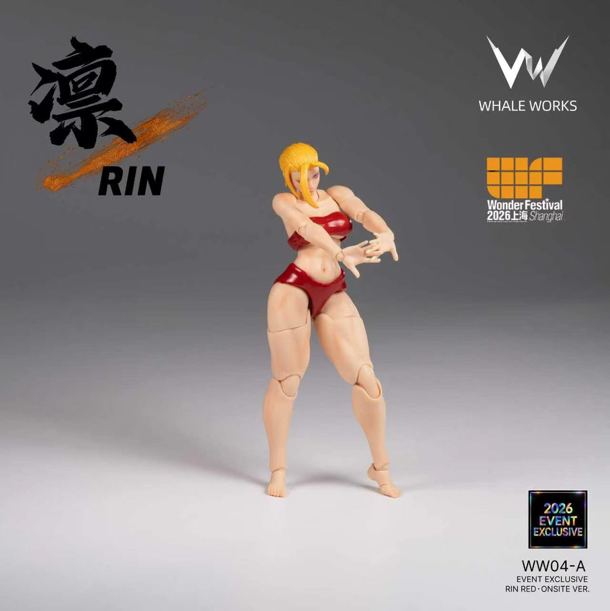 MoZhuang Exclusive Link – WHALE WORKS 2026 Wonder Festival Event Exclusive: Rin 1/12 Scale Articulated Figure