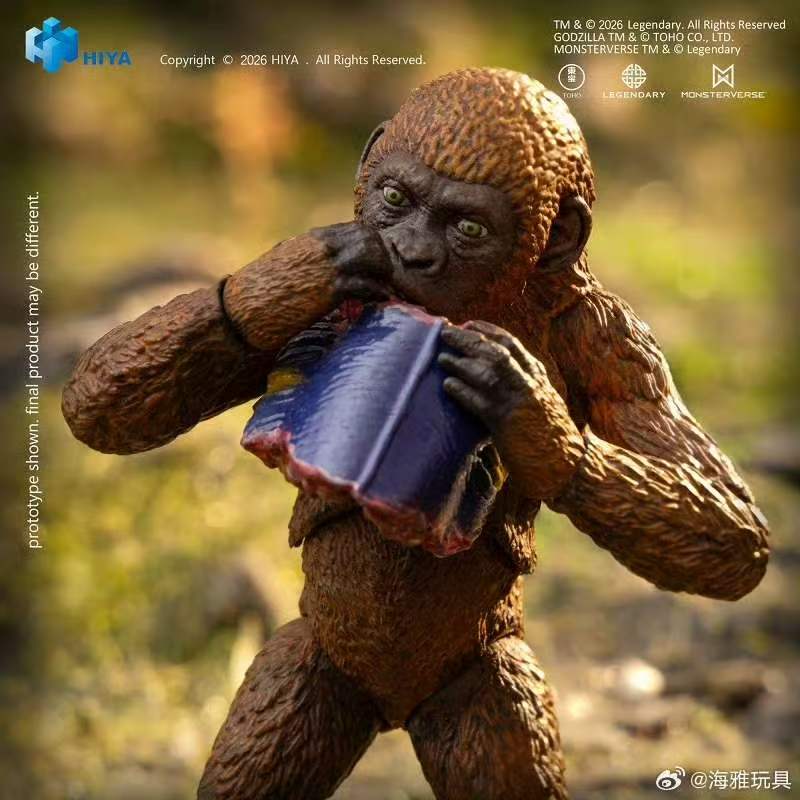 【In Stock】Hiya Toys EXQUISITE BASIC Series: Godzilla x Kong: The New Empire – Kong &amp; Mini-Kong Set (Convention Exclusive)