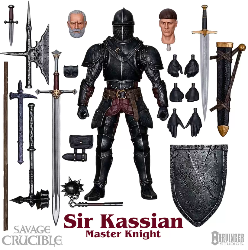 MoZhuang Exclusive Link【Pre-Order】Harvinger Studios Savage Forge: Knight-Bearer – Sir Cassian & Sir Cassian 1/12 Articulated Figure