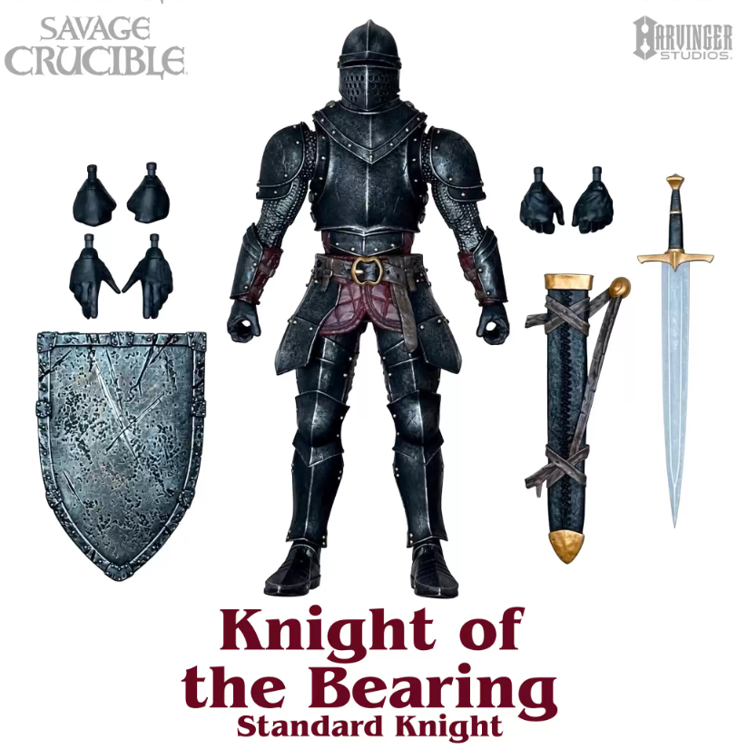 MoZhuang Exclusive Link【Pre-Order】Harvinger Studios Savage Forge: Knight-Bearer – Sir Cassian & Sir Cassian 1/12 Articulated Figure