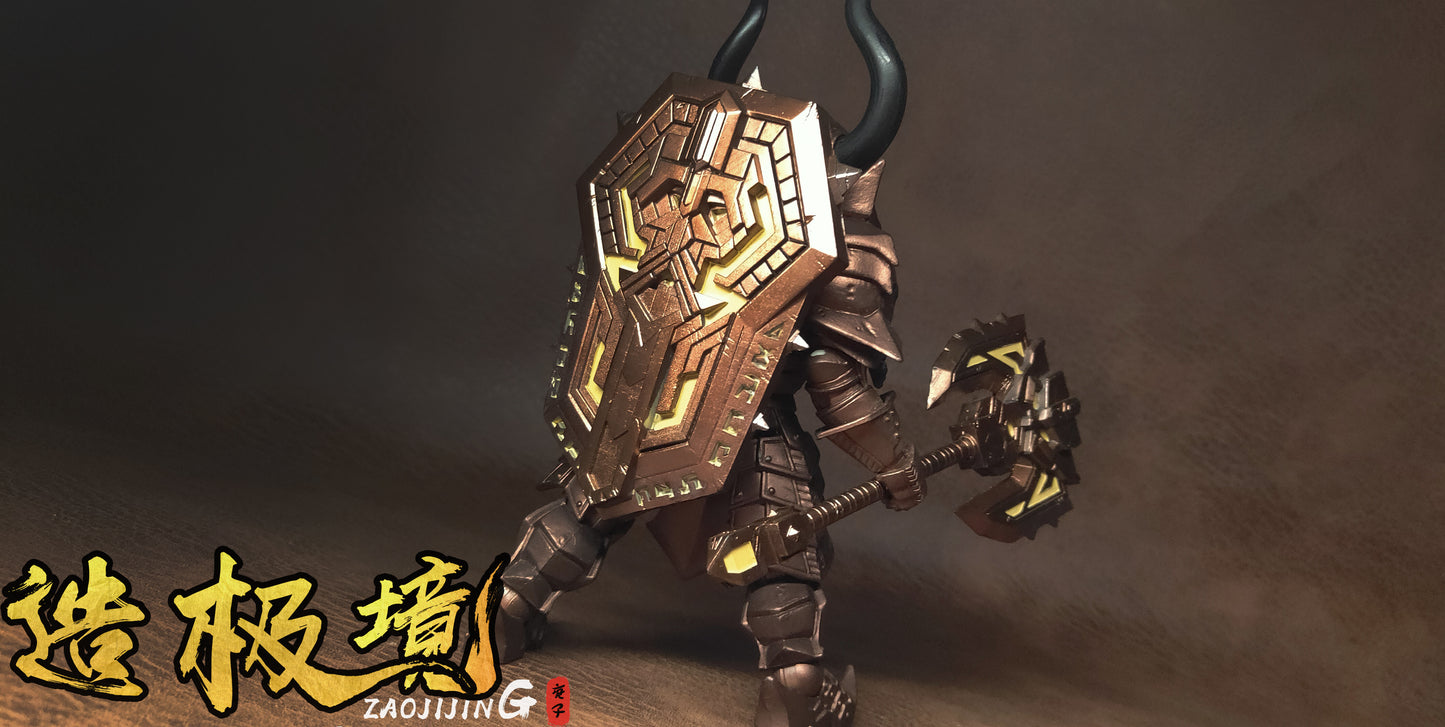 Weapon - Black Iron Shield Axe Set