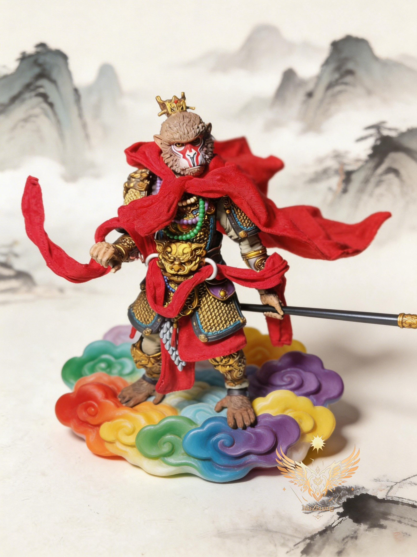 【Fabric Custom Order】018 Classic Monkey King Cape 【MoZhuang】